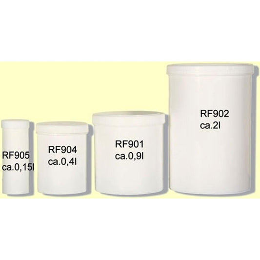 RF905  -  Dosen mit Schraubdeckel ca. 0,15 l, H 11cm