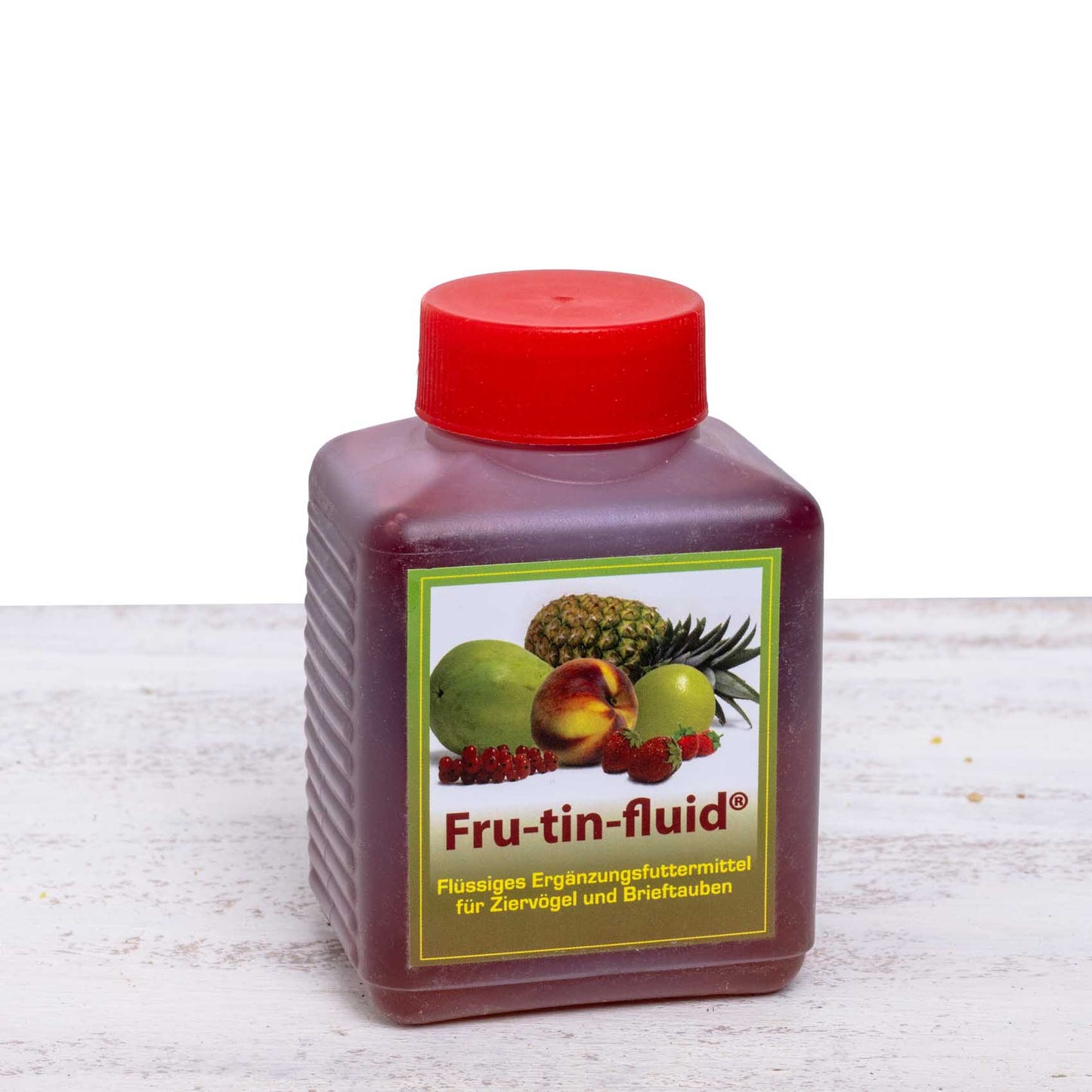 Fru-tin-fluid® für Ziervögel & Brieftauben – flüssiges Bindemittel & Energiequelle