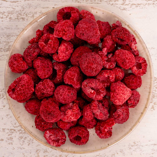 Himbeeren – Ganze Früchte, gefriergetrocknet – Papageienfutter-Zusatzfuttermittel