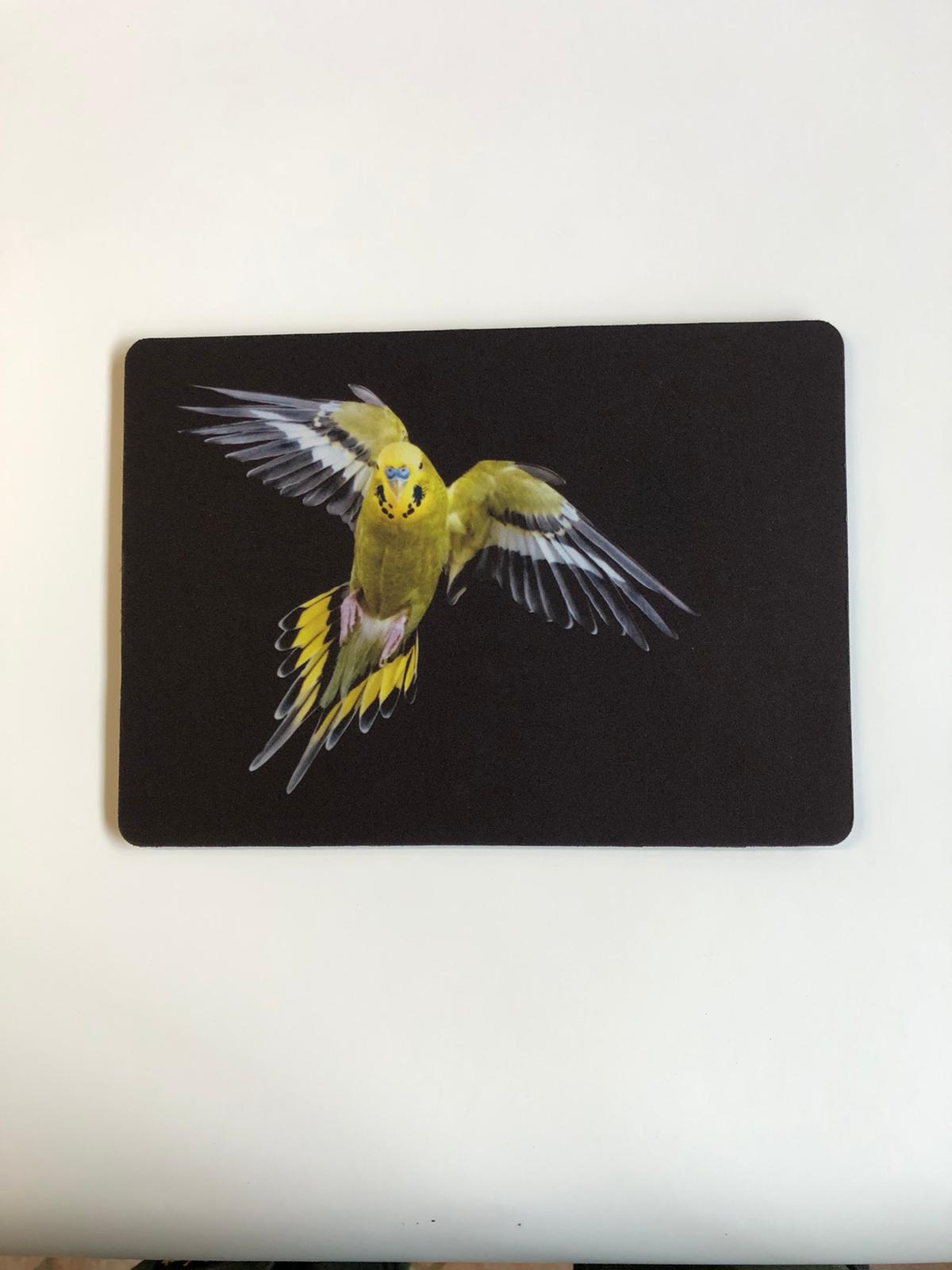 TK10 - Mousepad, Motiv "Wellensittich" (fliegend)