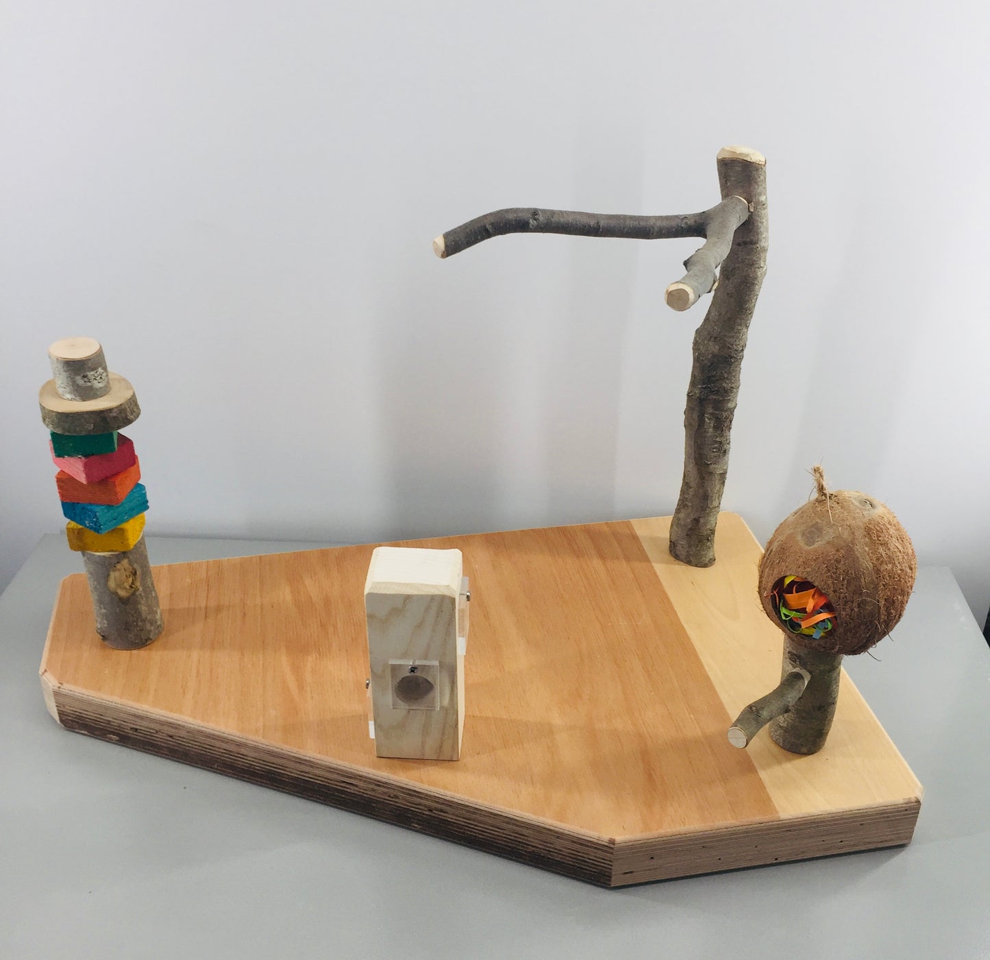 Sittich Schaukel-Bogen mit bunten Buchenholzperlen für Vario Freisitz