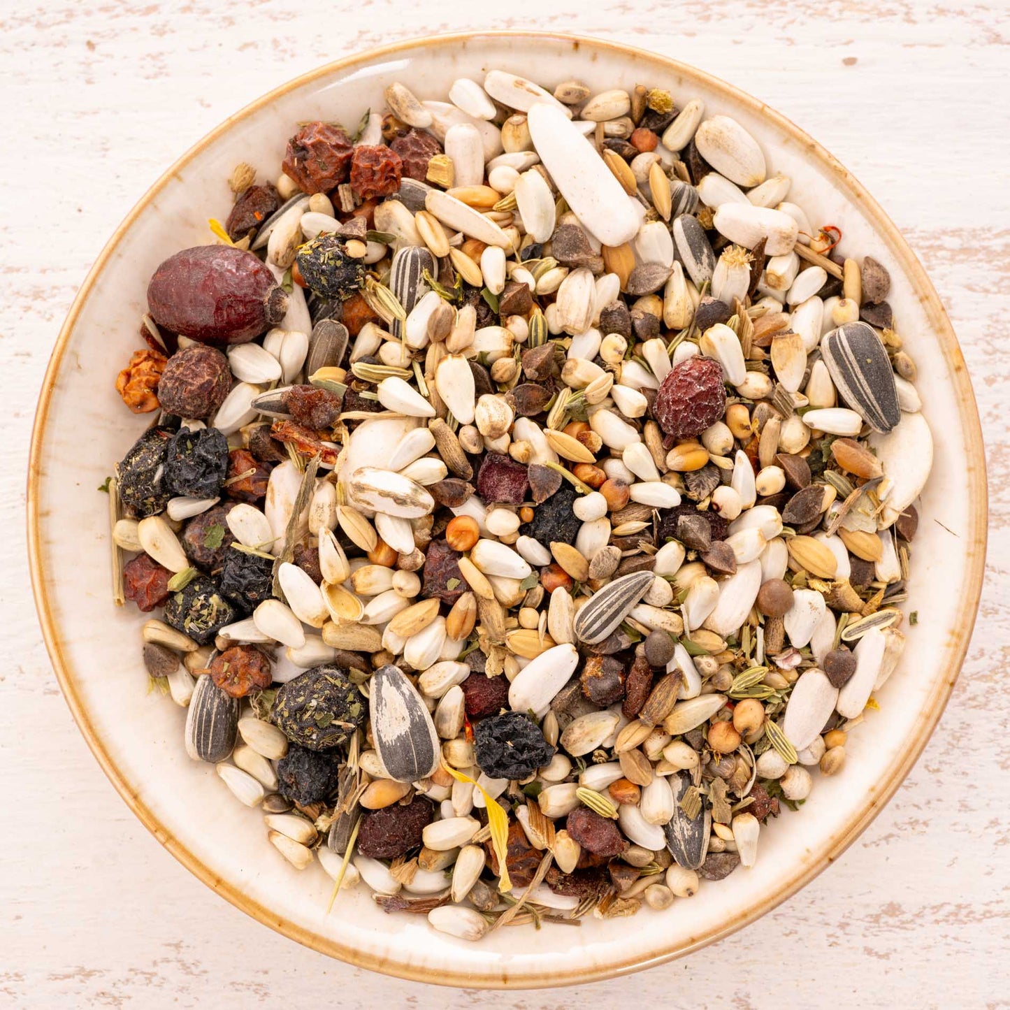 Edelpapagei-Körnermischung mit Gemüse und Kräutern