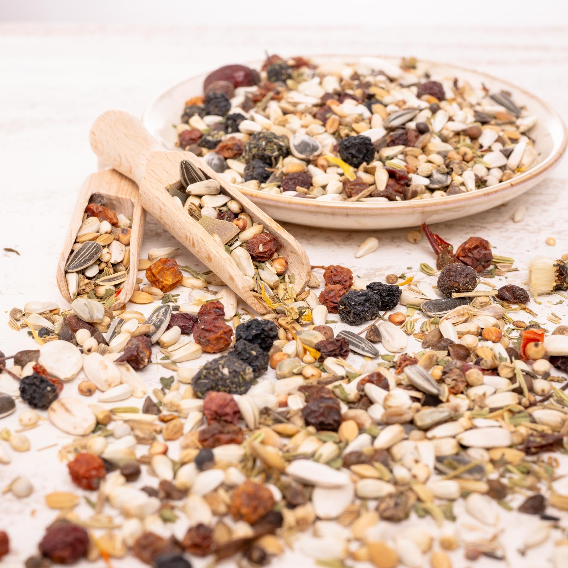 Edelpapagei-Körnermischung mit Gemüse und Kräutern – Papageienfutter