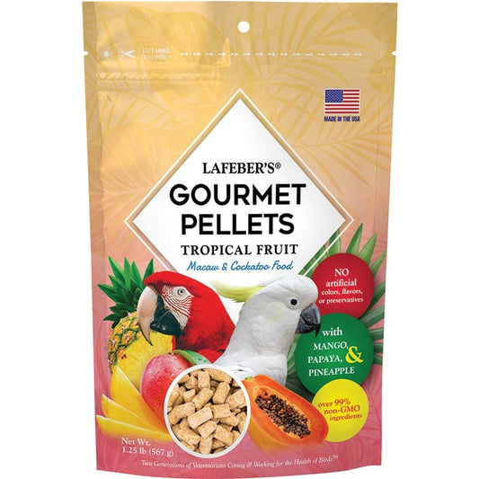 LAFEBER Gourmet Pellets Tropical Fruit für Aras/Kakadus *NEU*