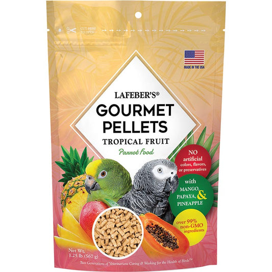 LAFEBER Gourmet Pellets Tropical Fruit für Papageien