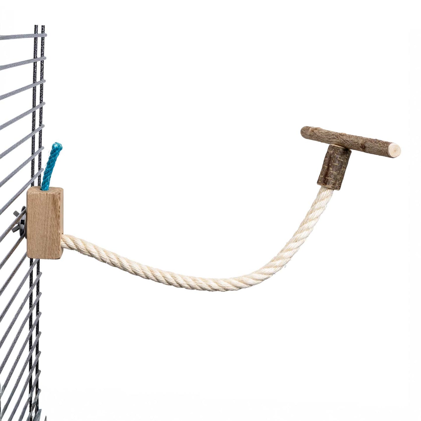 Sittichwippe aus Sisal – Spiel, Spaß und Bewegung für kleine Papageien