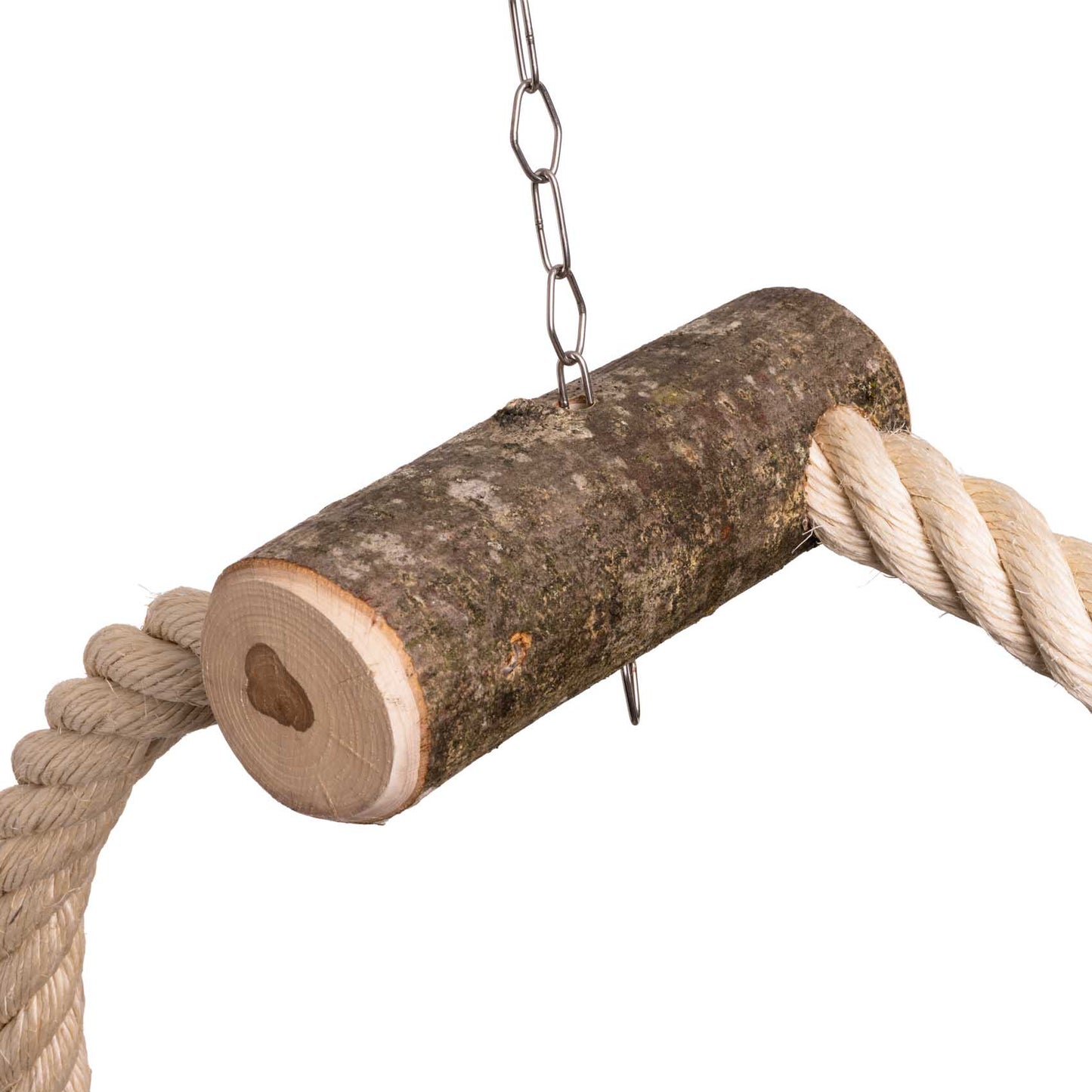 Sisal Ringschaukel für Großsittiche und Papageien Ø 40 cm