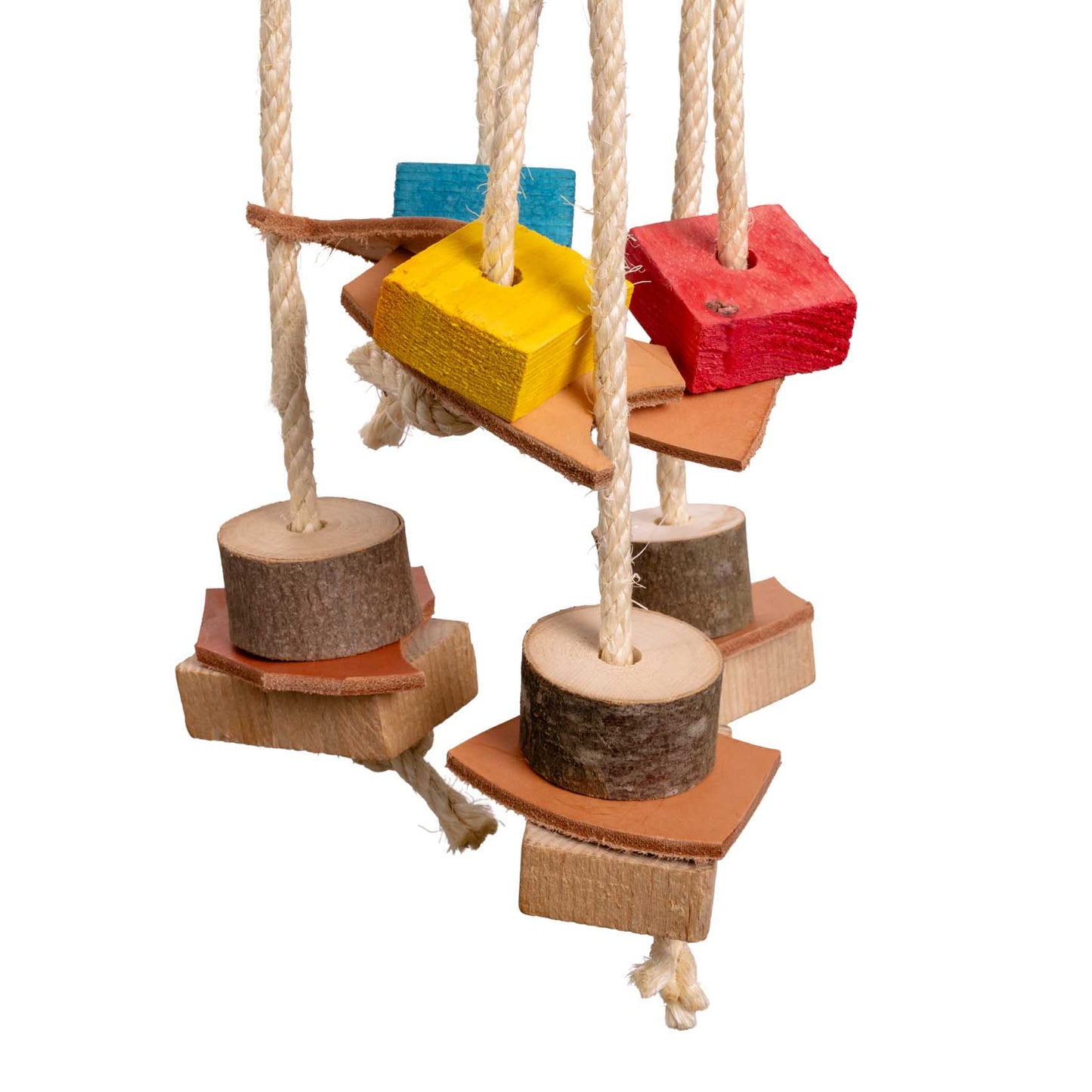 Lederrolle – Papageienspielzeug