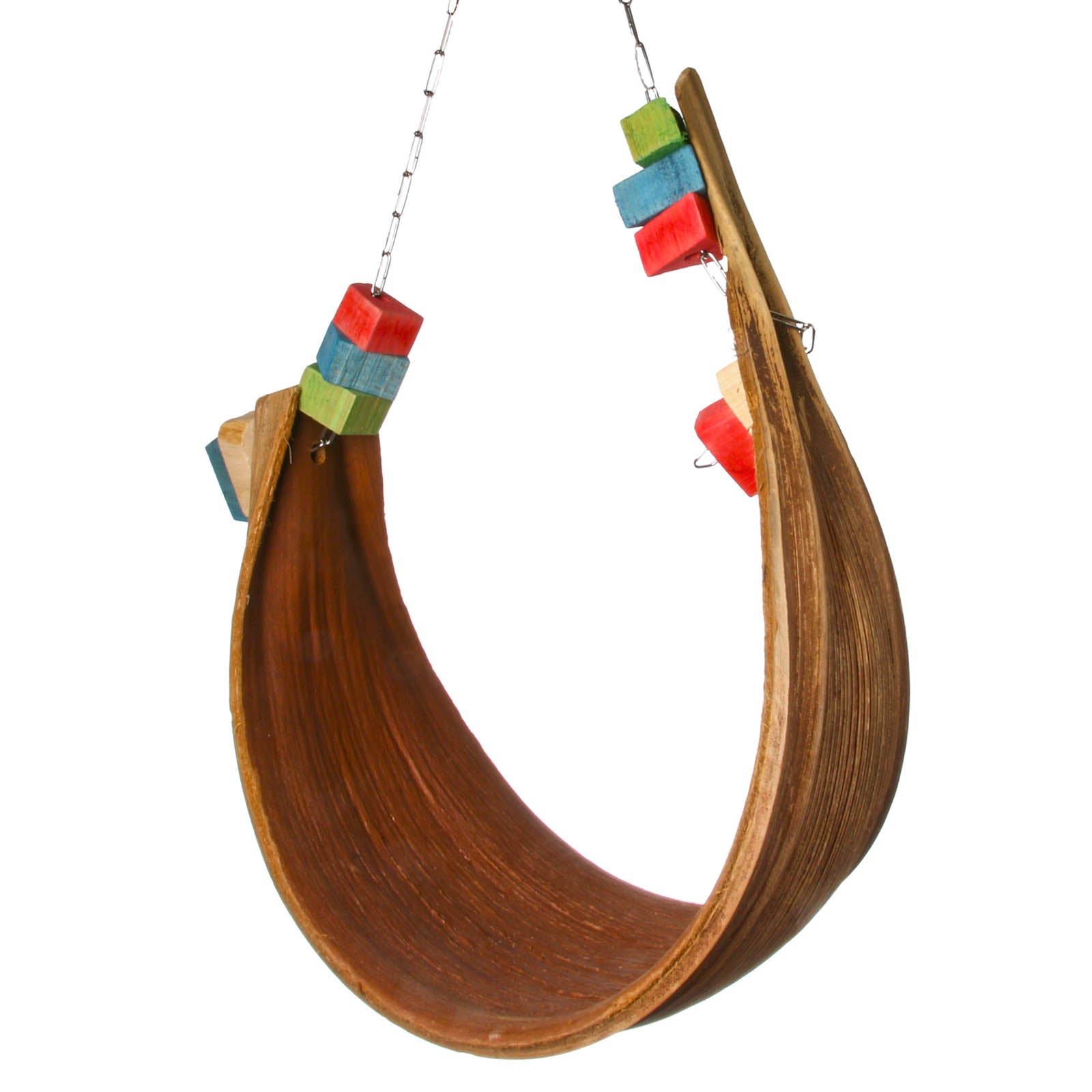 Palmblatt-Schaukel  – Papageienspielzeug