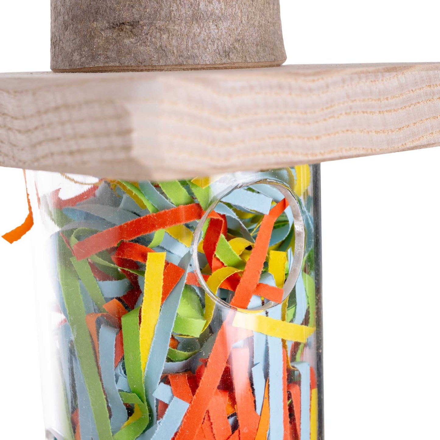 Futterversteck-Acrylglasröhre – Intelligenzspielzeug für Papageien