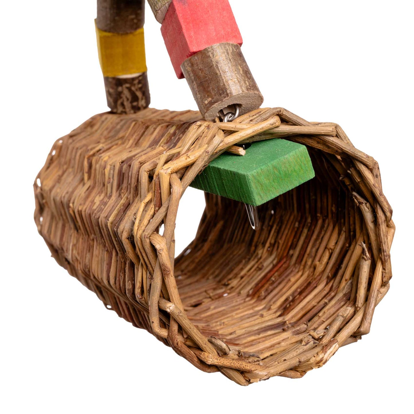 Wellensittich-Schaukel Weidenrolle