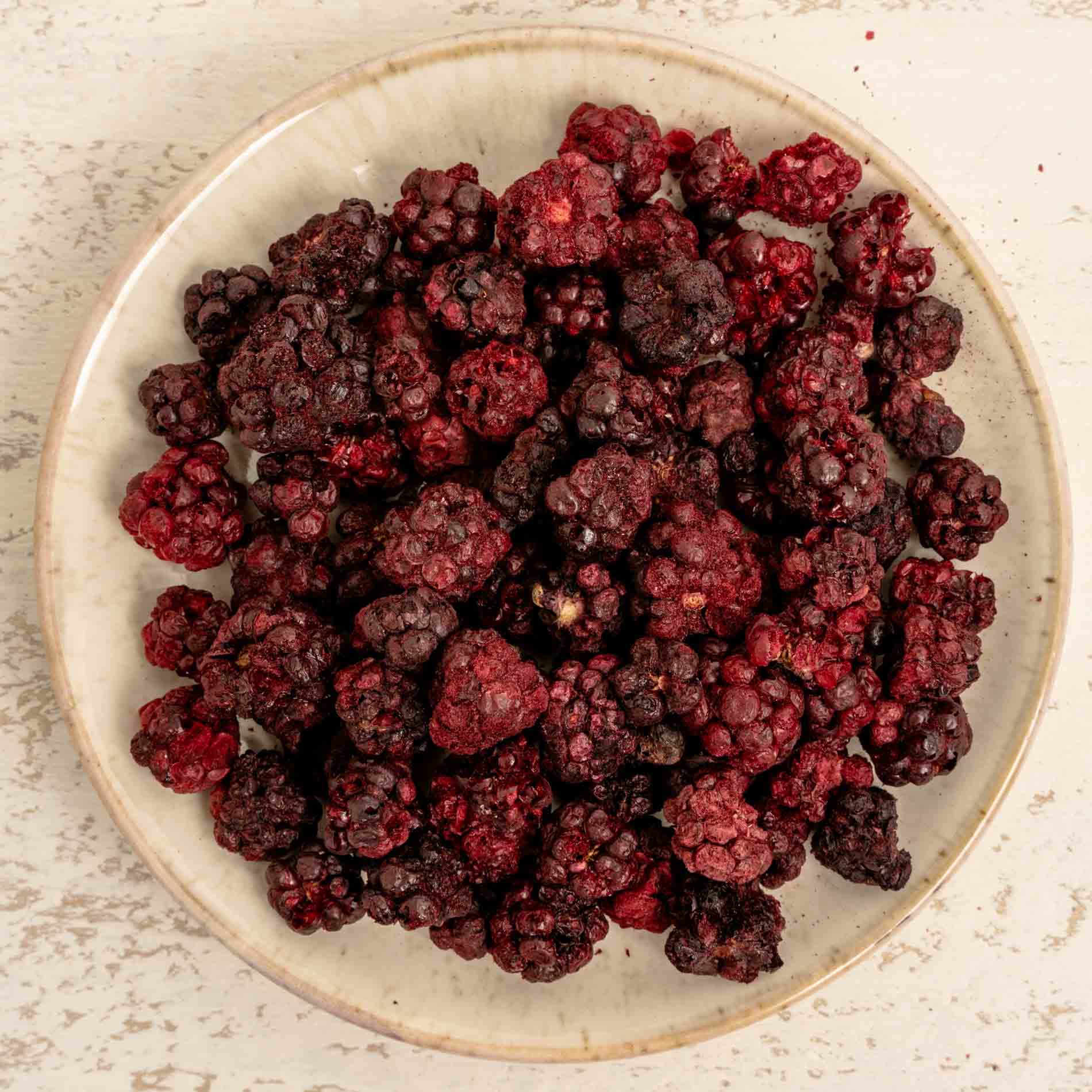 Gefriergetrocknete vitaminreiche Brombeeren für Sittiche & Papageien