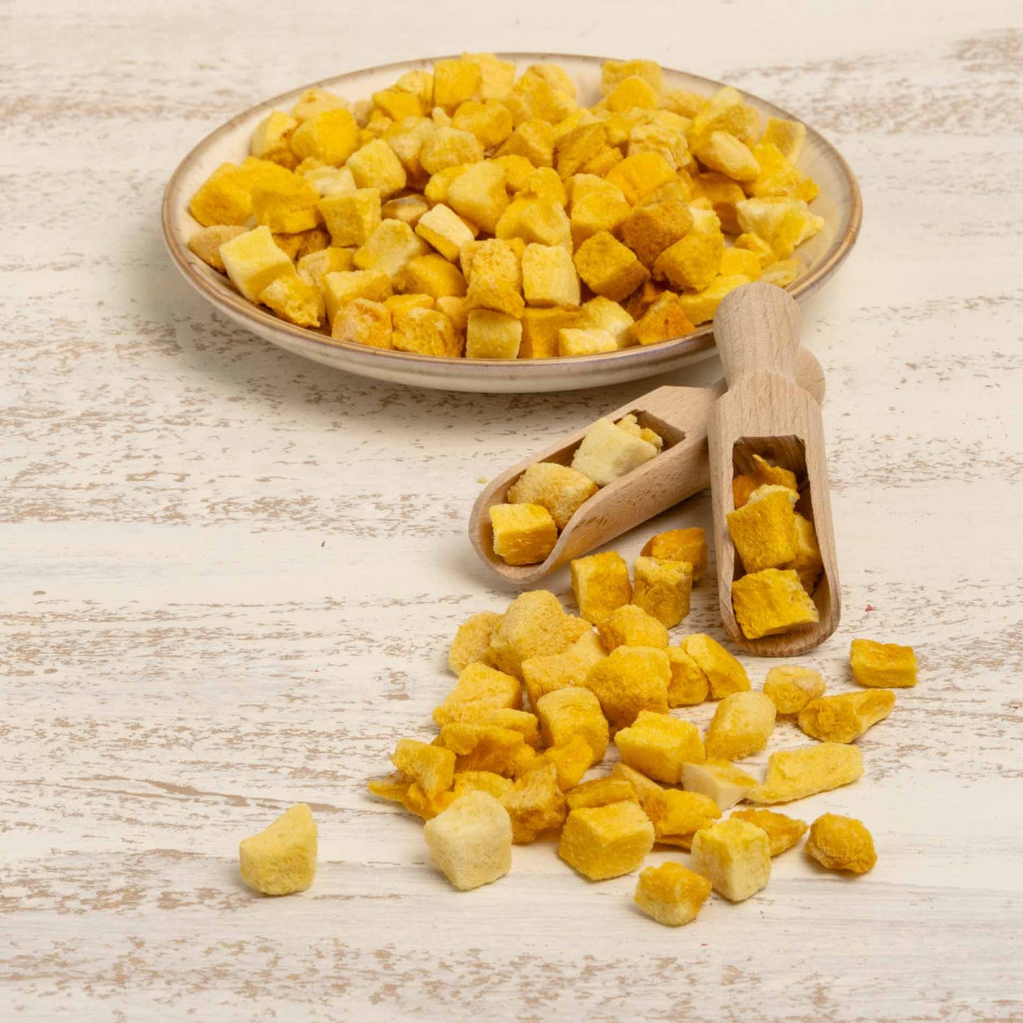 Mango in Stücken, gefriergetrocknet – Papageienfutter-Zusatzfuttermittel