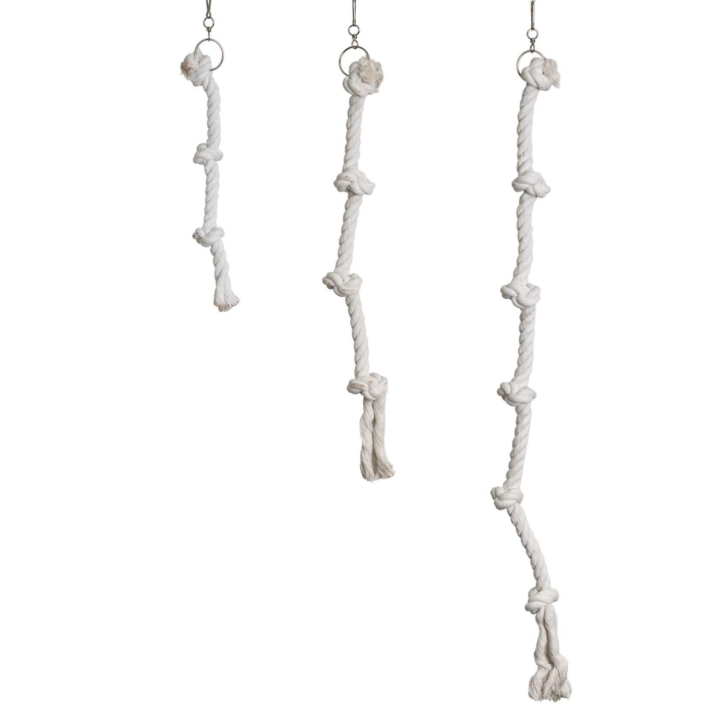 Baumwollseil mit Knoten – Flexibles Schwing- & Kletterspielzeug für Sittiche & Papageien