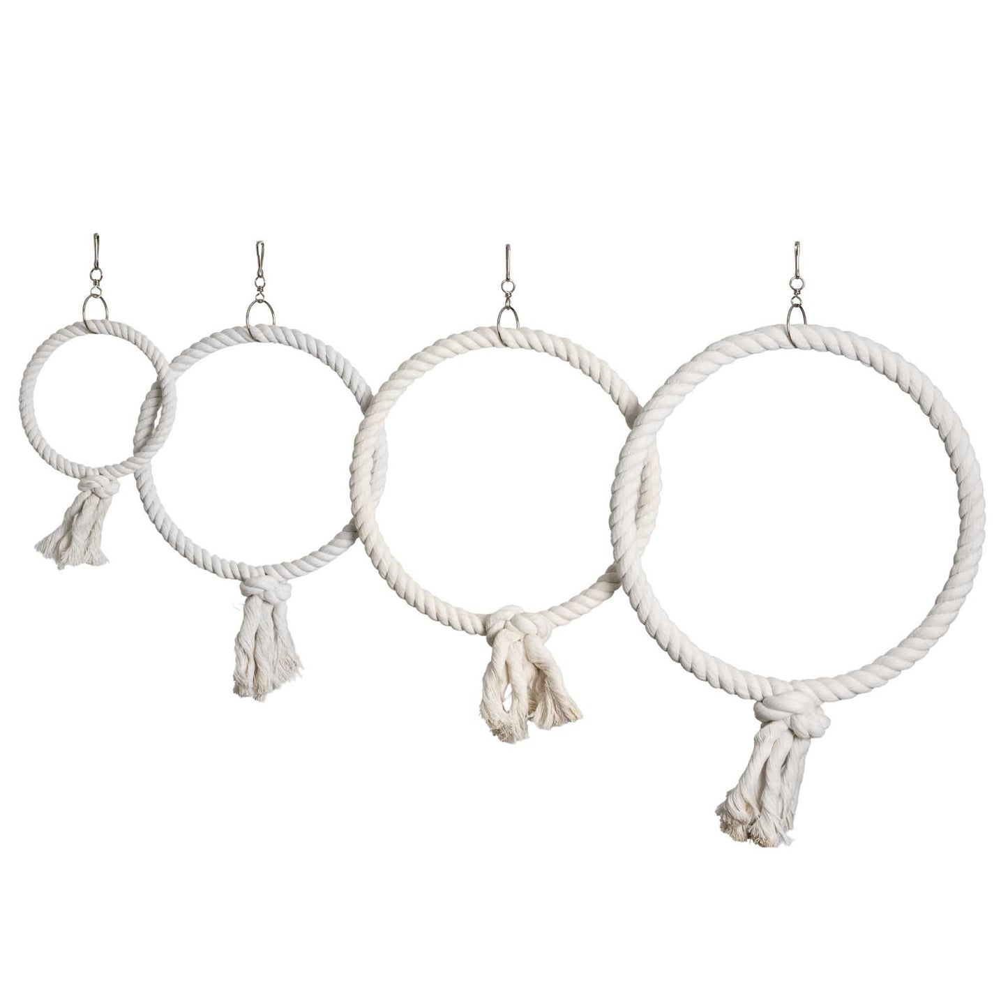 Baumwoll-Ringe für Sittiche und Papageien