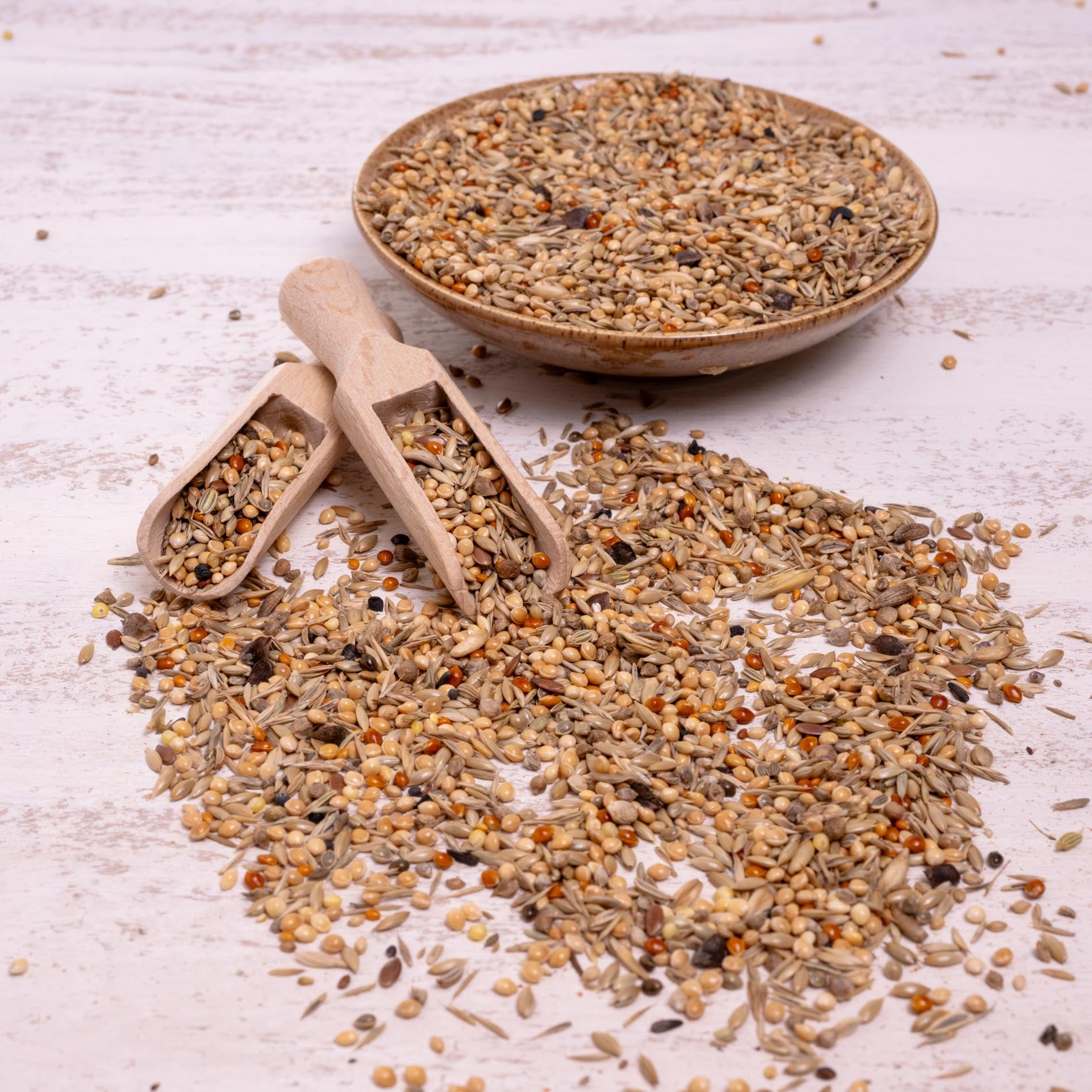 Großsittich-/Nymphensittichfutter ohne Sonnenblumen – ausgewogene Körnermischung