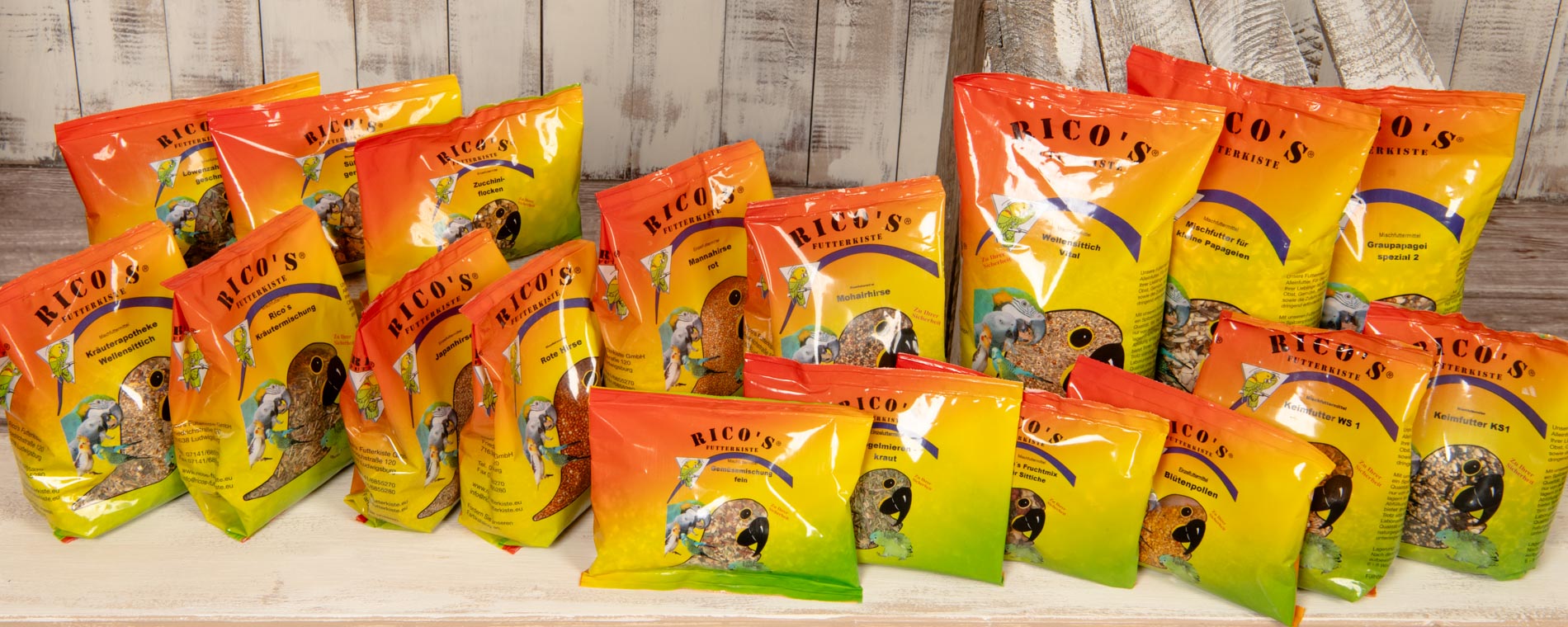 Futtermischungen von Rico's Futterkiste