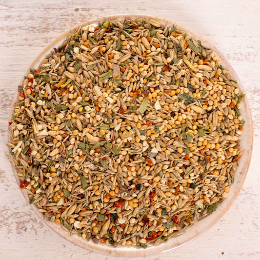 Wellensittichfutter Gemüsegarten – hochwertiges Papageienfutter und Körnerfuttermischung mit Gemüse