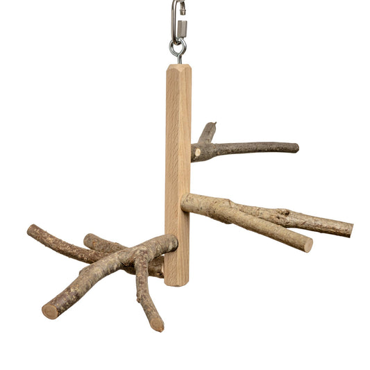 Kleiner Sittichwirbel – Schaukelspaß für kleine Vögel