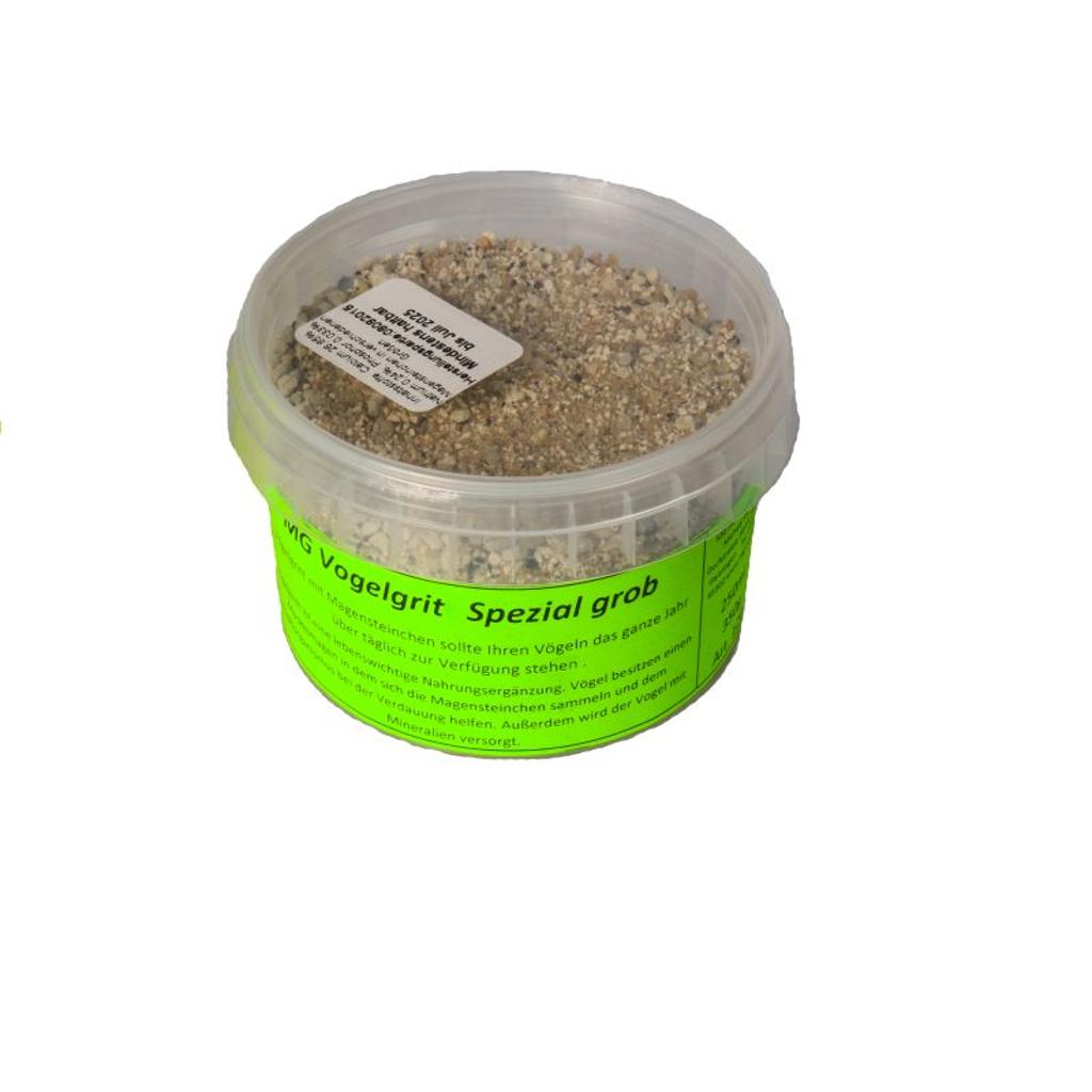 MG124 - Vogelgrit mit Algenkalk und Vogelkohle Papagei 350g