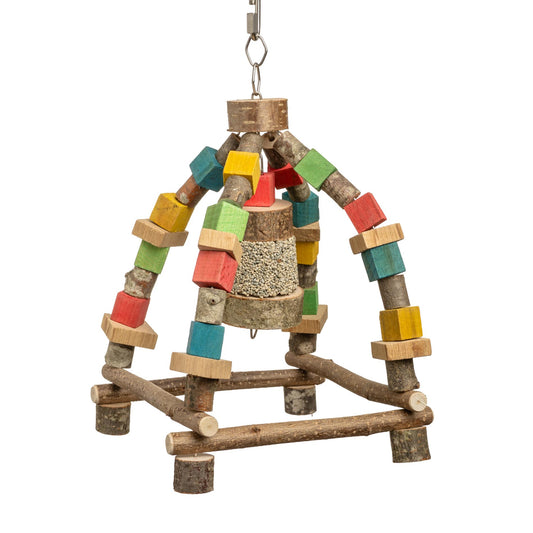 Play-Cage – Spieltempel für Sittiche – ideal für Wellensittiche, Nymphensittiche und andere kleine Sittiche und Papageien