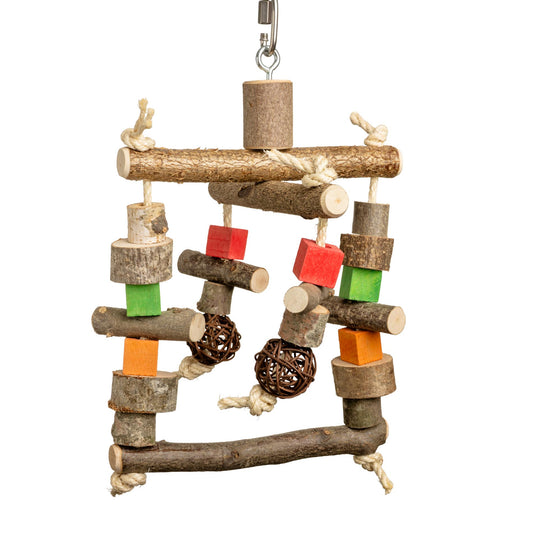 Wellensittich-Schaukel Rondel – Papageienspielzeug