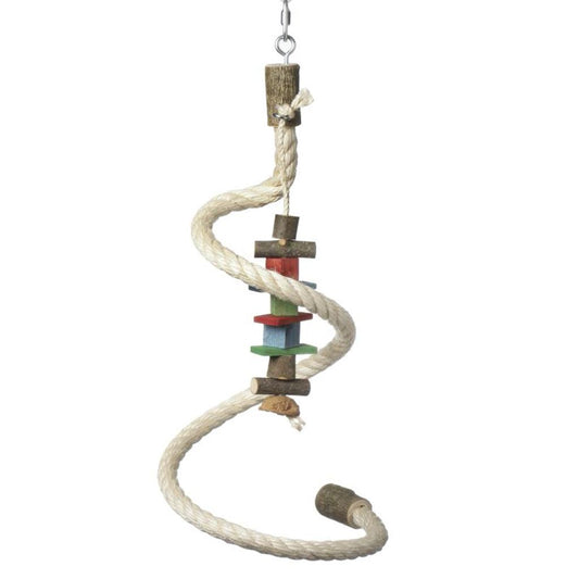 MG1384  -  Sittich Kletterspirale mit Spielzeug