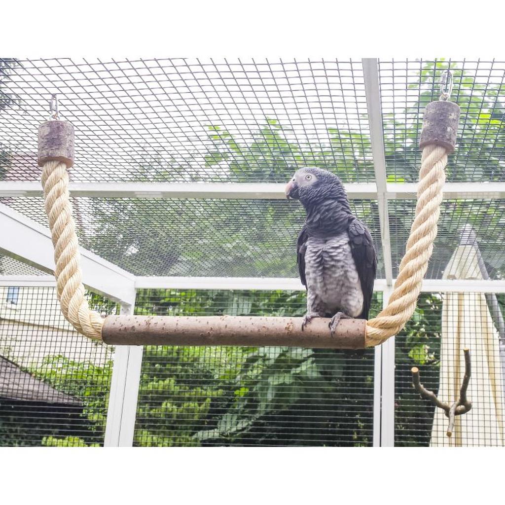 Sisalschaukel "Duo" für Papageien