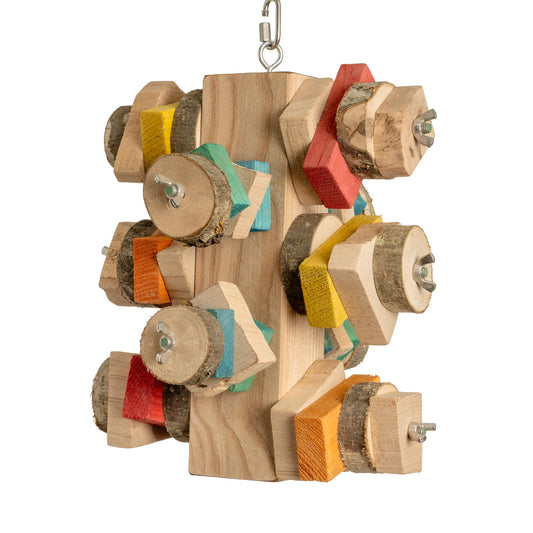 Jumbo-Knabberklotz – XXL Papageienspielzeug für echte Zerstörer