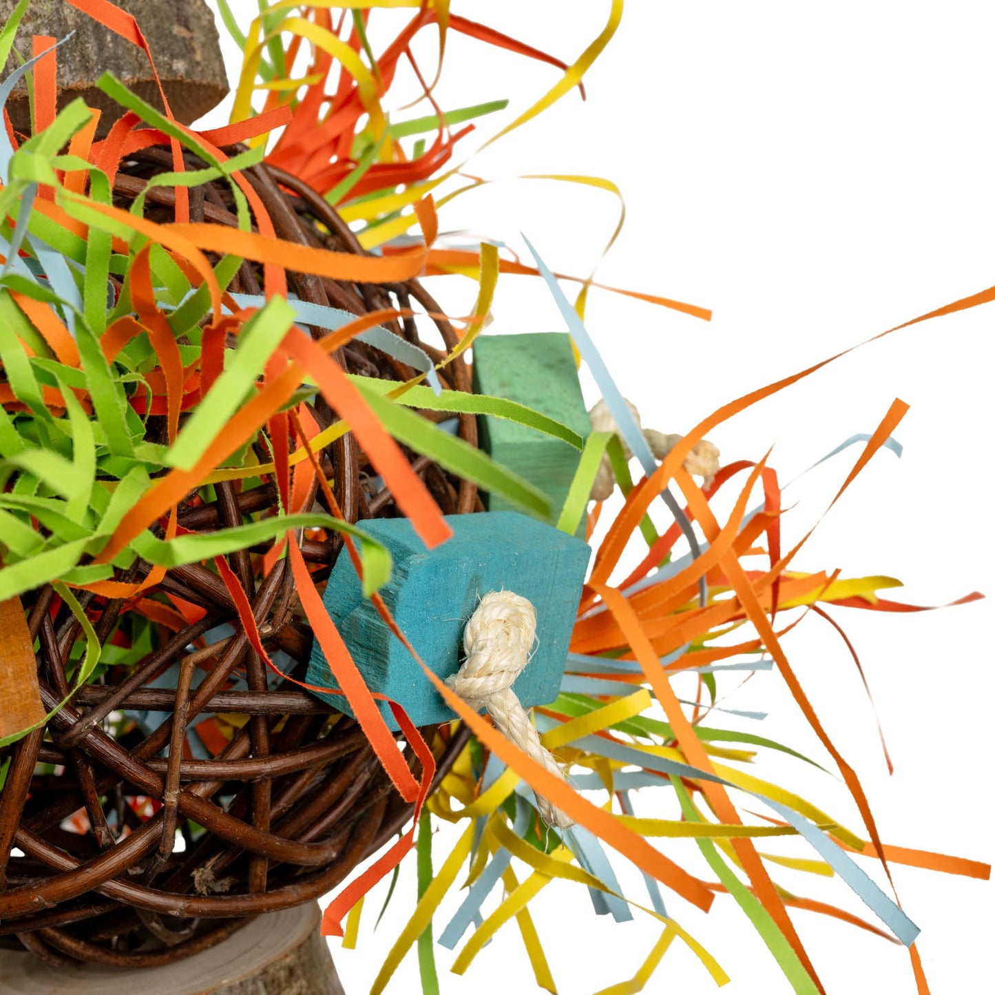 Jumbo-Weidenkugel – Papageienspielzeug