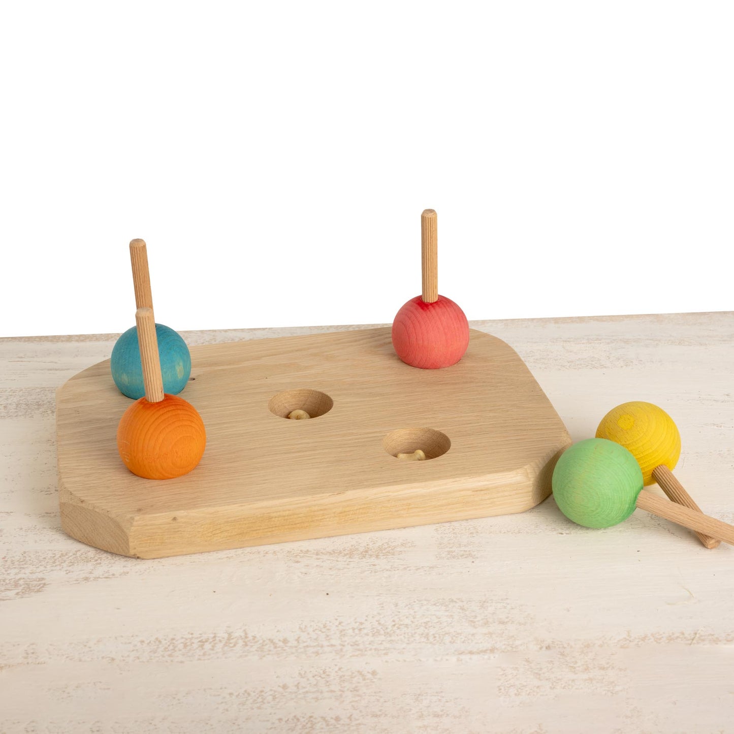 Brettspiel "Kugelsticks" – Intelligenzspielzeug für Papageien