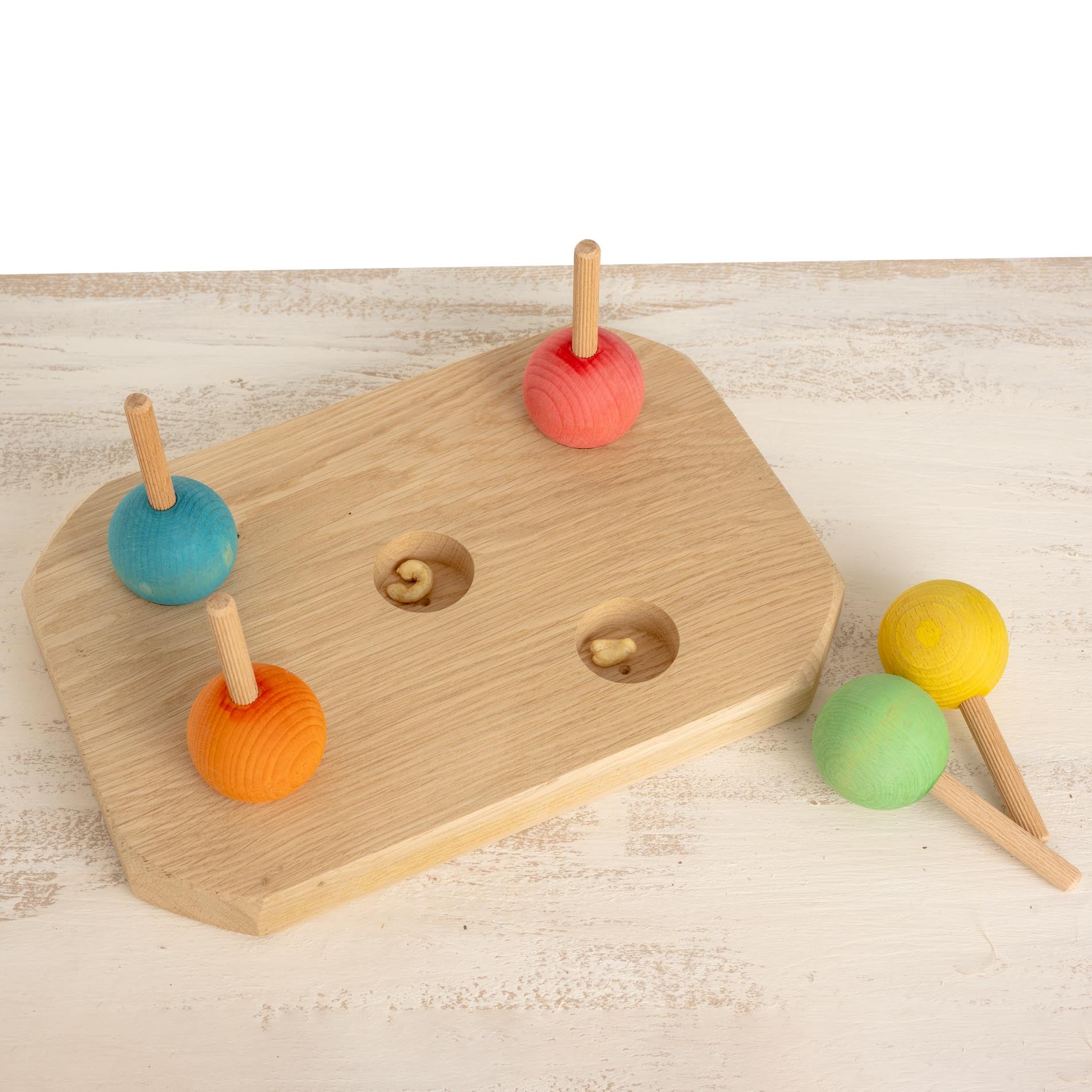 Brettspiel "Kugelsticks" – Intelligenzspielzeug für Papageien