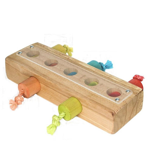 MG1534  -  Leckerli Futterklotz für Papageien Intelligenzspielzeug