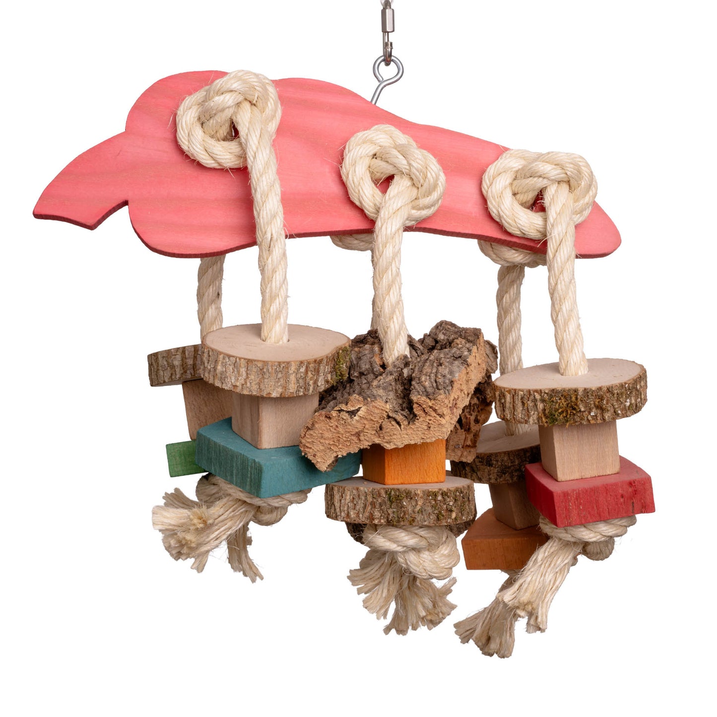 Große Knabber-Chillischote – Papageienspielzeug für kräftige Schnäbel