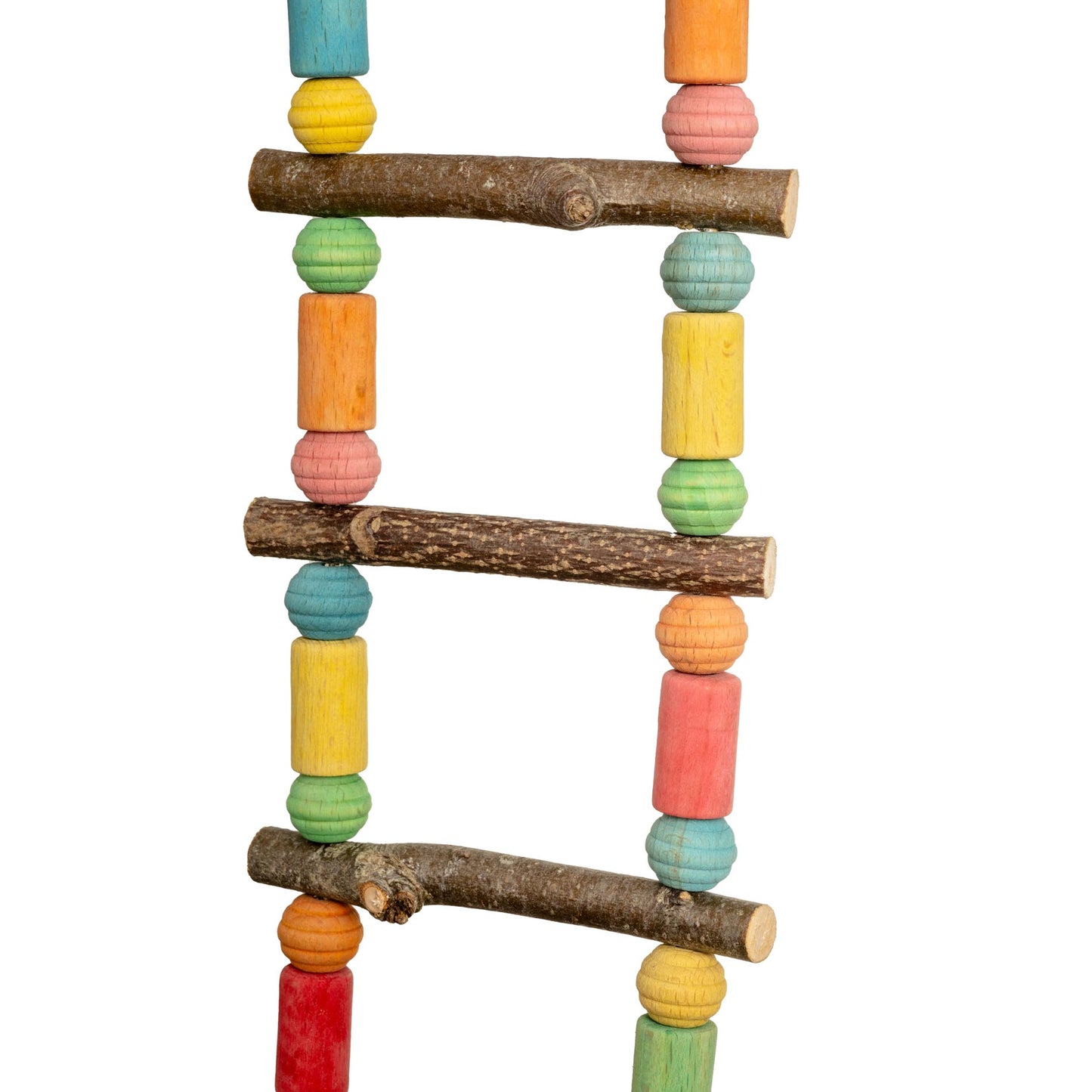 Bunte Mini-Wellensittich-Leiter (biegsam) – Sittichspielzeug