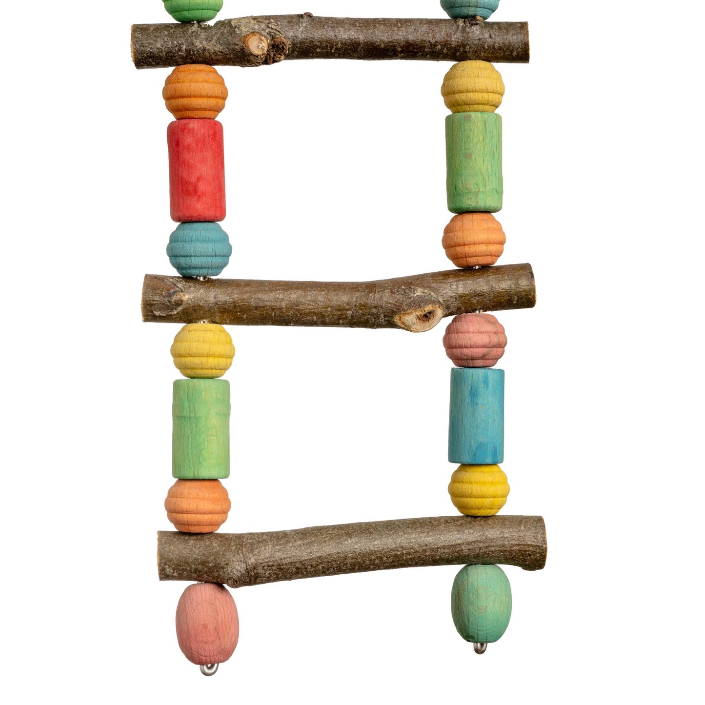 Bunte Mini-Wellensittich-Leiter (biegsam) – Sittichspielzeug