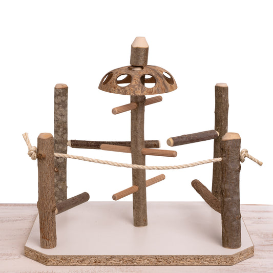 Sittich-Freisitz "Klettergarten" - Sittichspielplatz