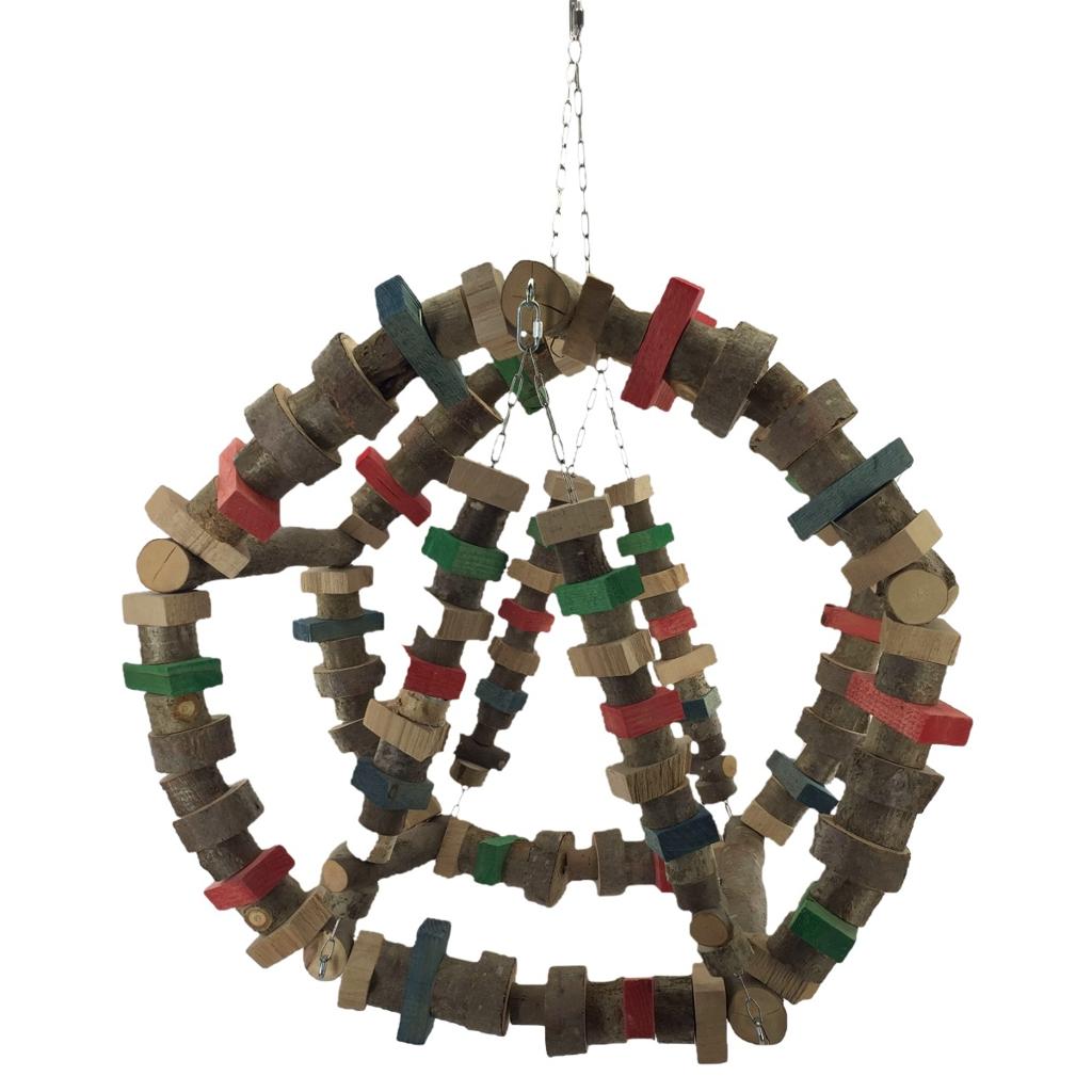 MG1394  -  Gigantisches Papageien Schaukelrad