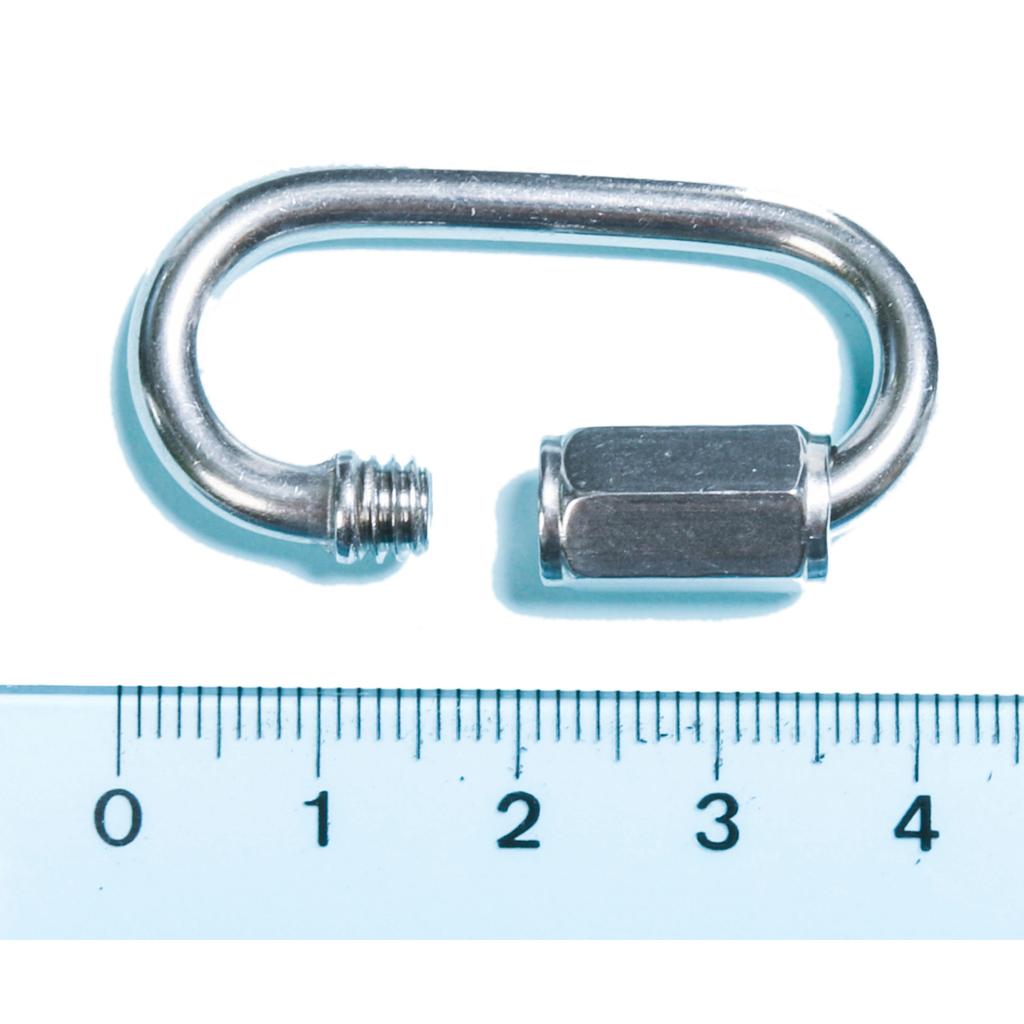 Niro8253 - Edelstahlkettenglied 4 cm