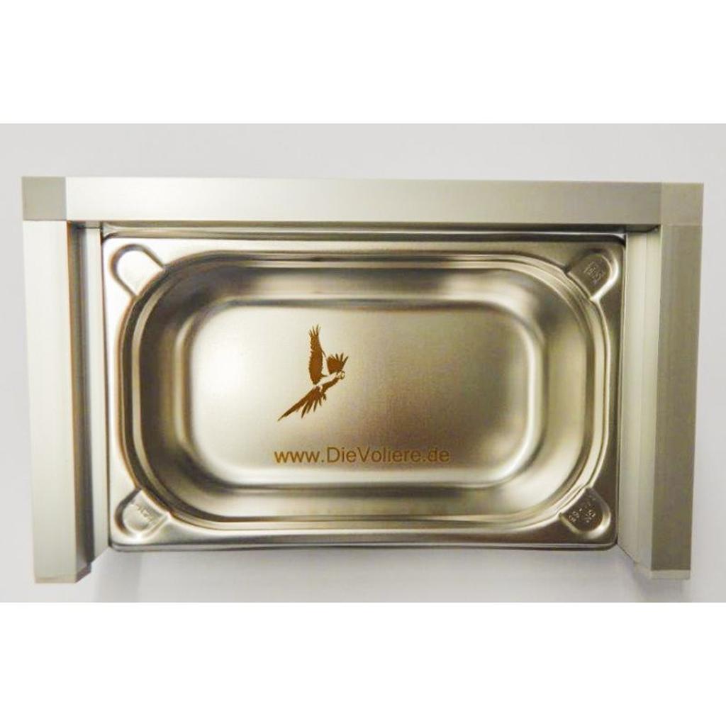 OA901 - Edelstahlwanne klein zum Herausziehen/ Wandmontage