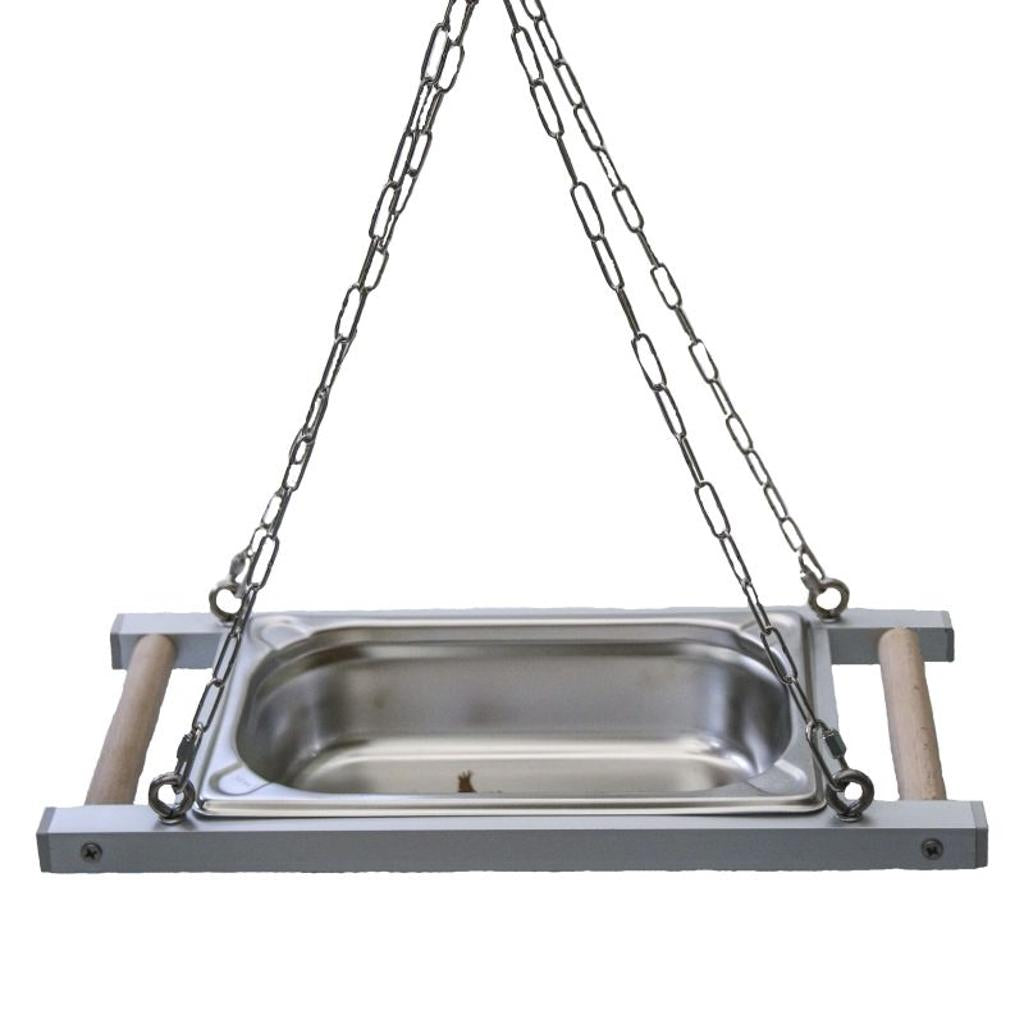 OA903 - Edelstahlwanne klein schwingend zum Aufhängen