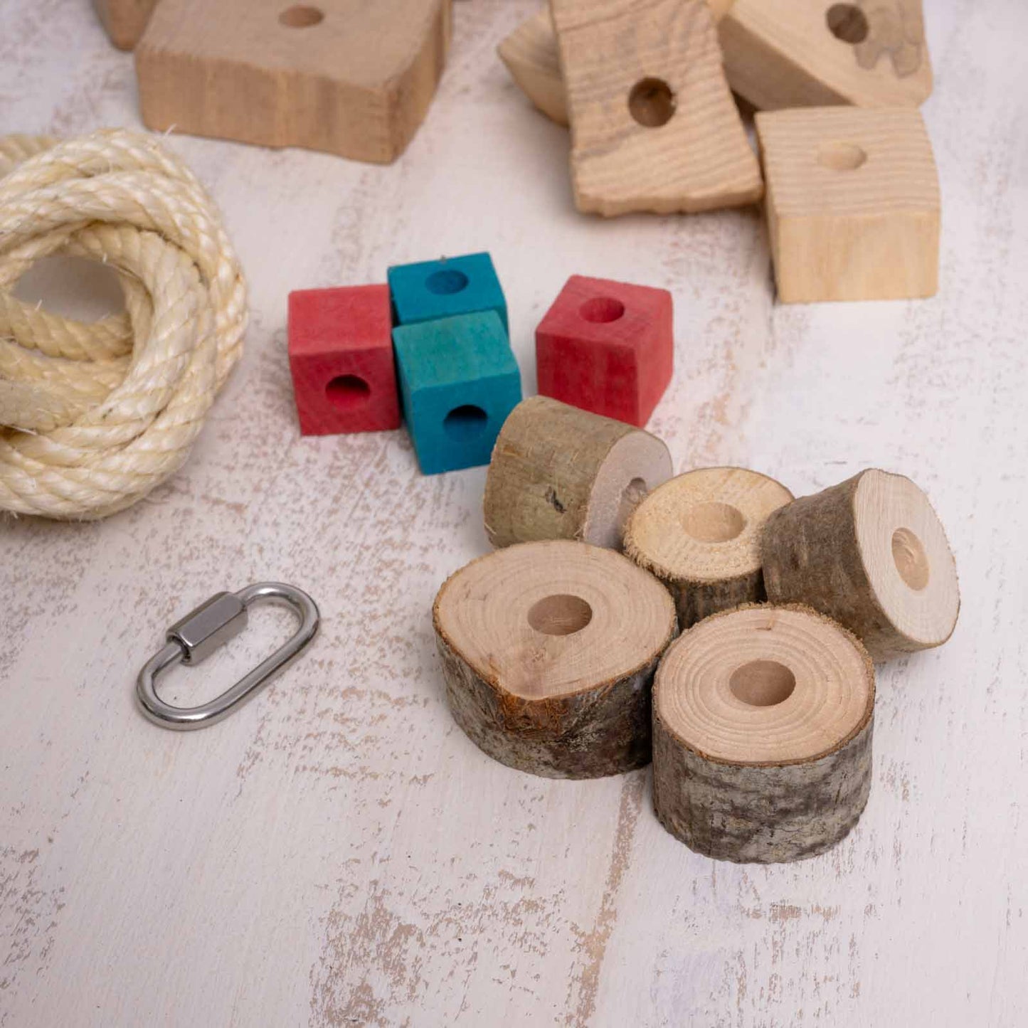 Großes Bastelset für Papageien