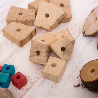 Großes Bastelset für Papageien