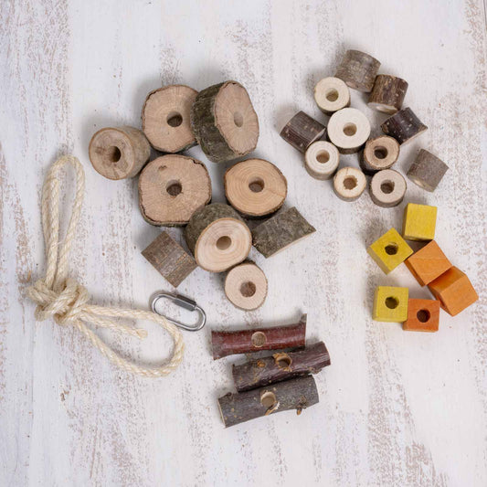 Bastelset "Klein" für Sittiche und kleine Papageien