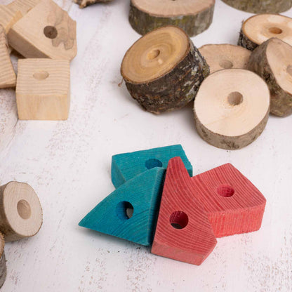 Großes Bastelset für Papageien