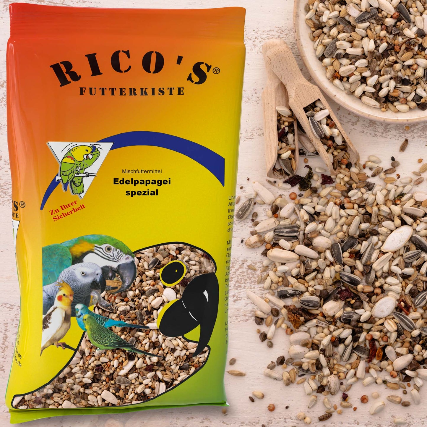 Futter für Edelpapageien – Papageienfutter