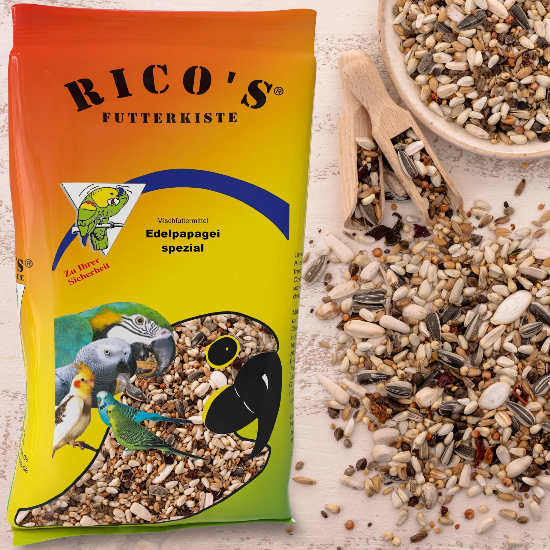 Futter für Edelpapageien – Papageienfutter