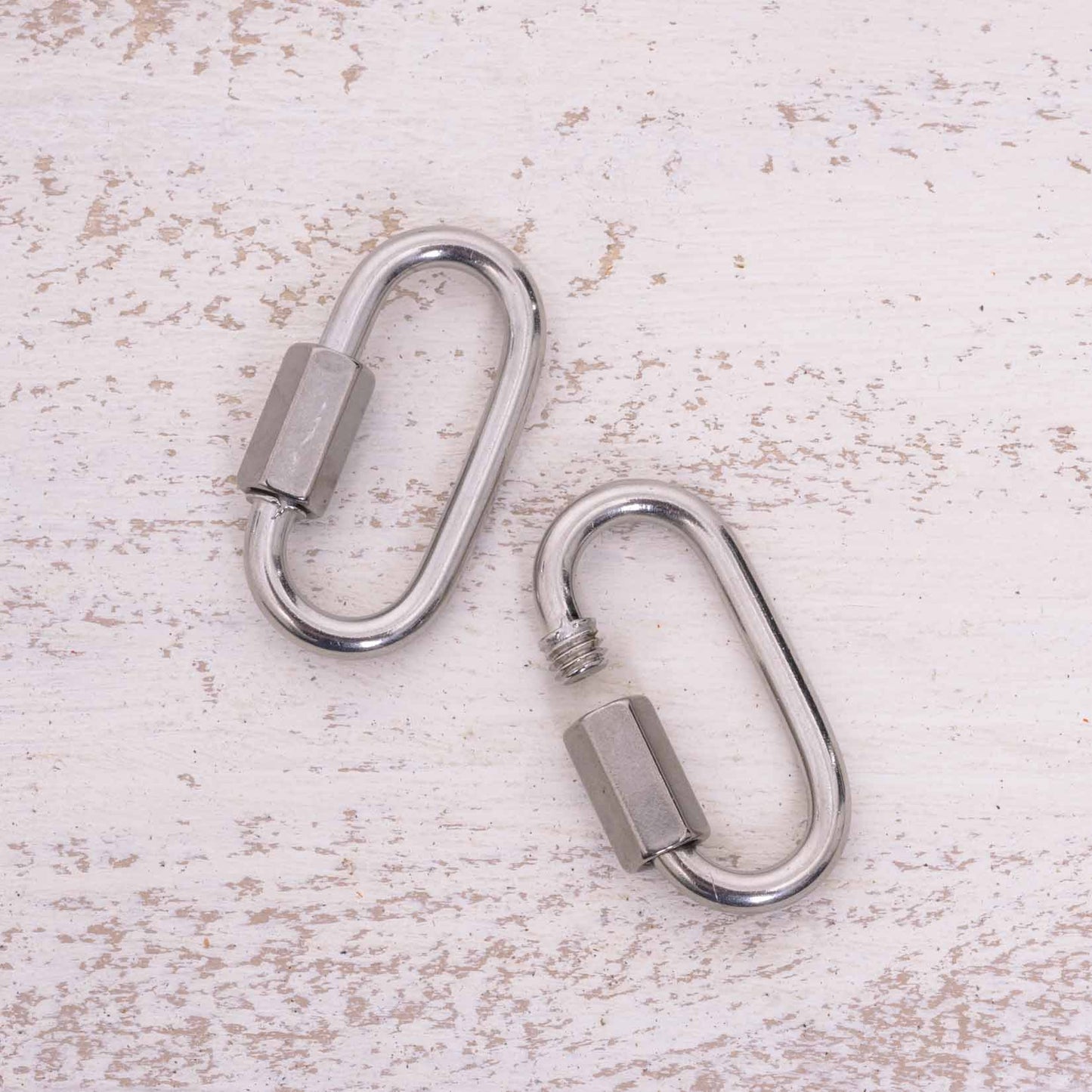 Edelstahlkettenglied 4 cm – Edelstahlhaken