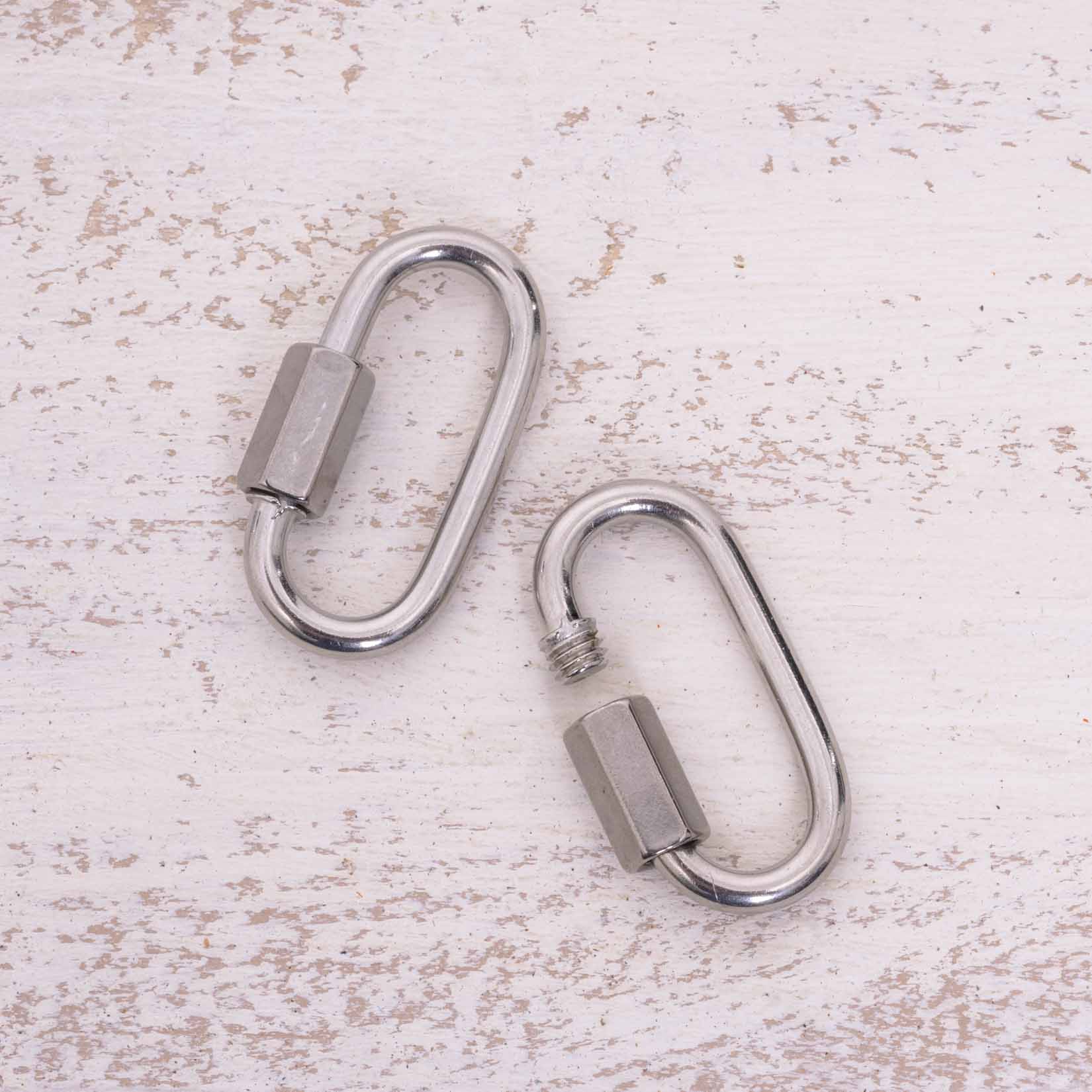 Edelstahlkettenglied 4 cm – Edelstahlhaken