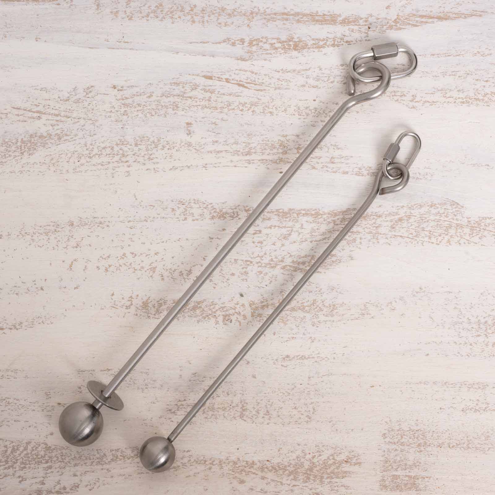 Fruchtspieß aus Edelstahl für Sittiche und Papageien